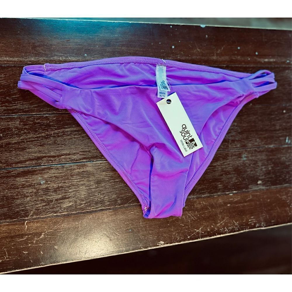 Quintsoul Women's Low Rise Bikini Bottom with Side Strings